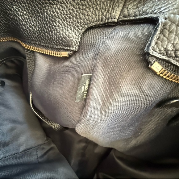 Coach Tatum Tall Tote in black pebble leather with Whiplash chain detail - Picture 14 of 16